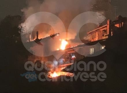 CUORGNE' - Incendio in via Arduino: alloggi danneggiati e off-limits, famiglie e residenti sfollati - FOTO e VIDEO