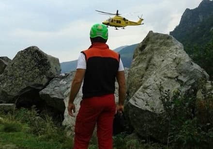TRAVERSELLA - Elicottero bloccato: un uomo salvo per miracolo