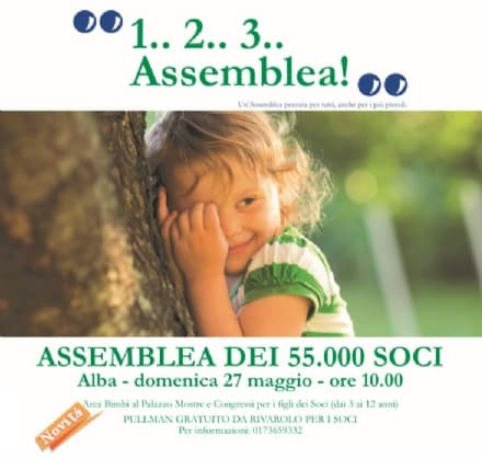 RIVAROLO - Domenica 27 maggio l'assemblea dei soci di Banca d'Alba
