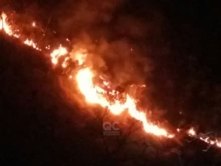 LUGNACCO-ALICE - Gli incendi tornano a devastare l'alta Valchiusella