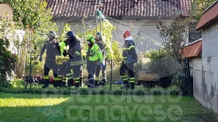 SAN GIUSTO CANAVESE - Finisce con una gamba sotto il motocoltivatore: il ferito trasportato in elicottero al Cto - FOTO e VIDEO