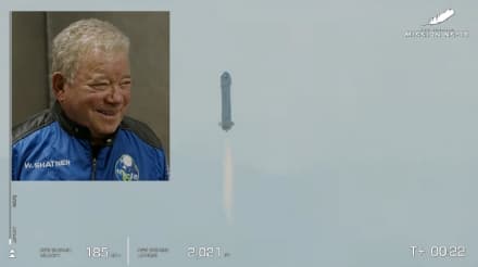 SPAZIO - Il capitano Kirk di Star Trek è andato davvero nello spazio - VIDEO