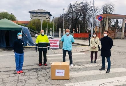 CUORGNE' - Consegnate le prime donazioni all'ospedale grazie al Rotaract