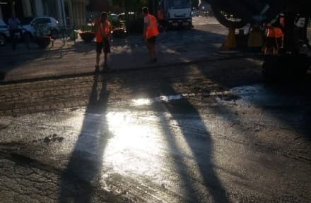 VALPERGA-SAN COLOMBANO - Cantieri di notte per ridurre i disagi al traffico con i lavori di asfaltatura