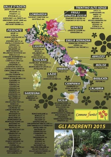 COMUNI FIORITI - Agliè e Ingria concorrono per il Canavese