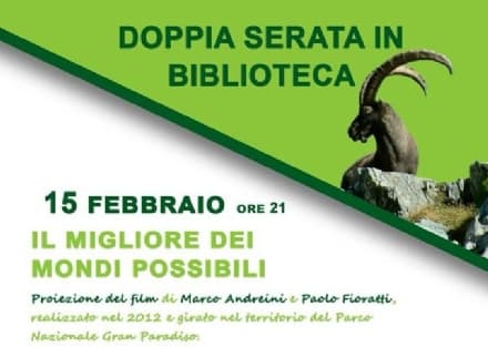 FAVRIA - Il film «Il migliore dei mondi possibili» in biblioteca