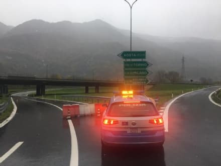 QUINCINETTO - Frana sulla A5: nel 2021 la rimozione delle rocce