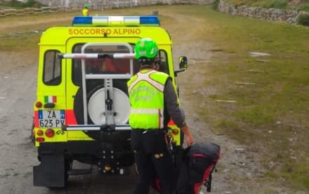 TRAVERSELLA - Precipita con il parapendio, donna polacca salvata dal soccorso alpino