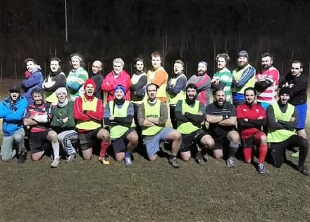 CUORGNE' - I ragazzi della nazionale italiana salutano il Canavese Rugby - VIDEO