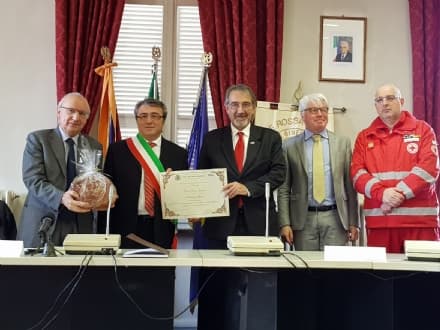 CASTELLAMONTE - Cittadinanza onoraria alla Croce Rossa sotto gli occhi dei genitori di Gloria Rosboch - FOTO e VIDEO