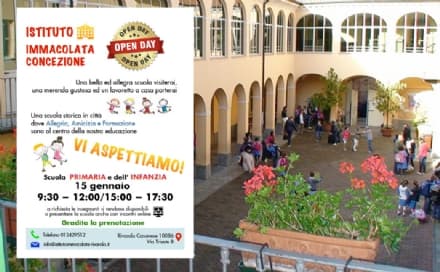 RIVAROLO CANAVESE - Sabato 15 gennaio «Open day» all'istituto Immacolata Concezione