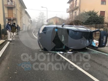 IVREA - Tre incidenti in poche ore: fine anno «complicato» sulle strade della città - FOTO