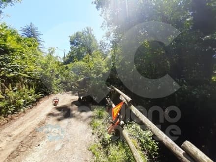 CASTELLAMONTE - Frana in frazione Filia, intervento dei vigili del fuoco - FOTO