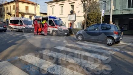 RIVAROLO CANAVESE - Una donna di Cuorgnè investita davanti alla stazione ferroviaria - FOTO