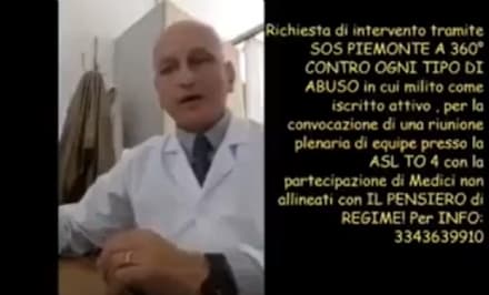 BORGARO - «Il vaccino contro l'influenza rafforza il covid». Bufera sul medico negazionista Giuseppe Delicati - VIDEO