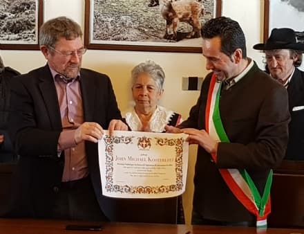 CERESOLE REALE - Il premio Nobel, Mike Kosterlitz è cittadino onorario - FOTO e VIDEO