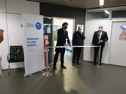 CASELLE - In aeroporto il nuovo «Covid Test Point» in collaborazione con Asl Torino e Air Medical