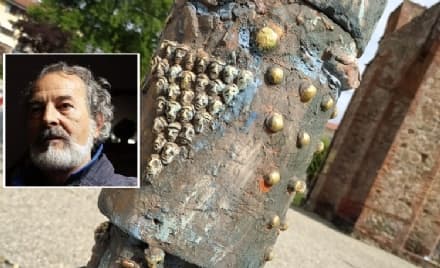 CASTELLAMONTE - L'opera «Albalux» di Brenno Pesci in esposizione alla Rotonda Antonelliana - FOTO