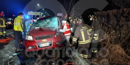 CASELLE-BORGARO - Spaventoso incidente sulla provinciale: due feriti, uno è grave - FOTO