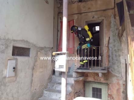 CUORGNE' - TROVATO CADAVERE MUMMIFICATO - FOTO e VIDEO