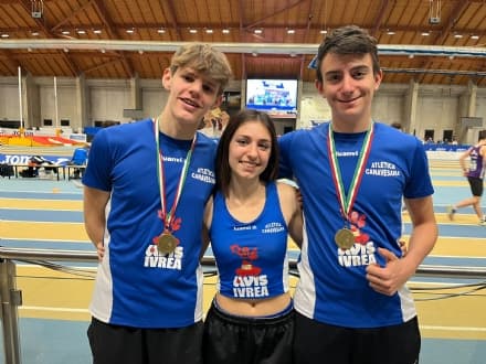 ATLETICA - Grandi risultati degli allievi del Canavese ai campionati italiani indoor - FOTO