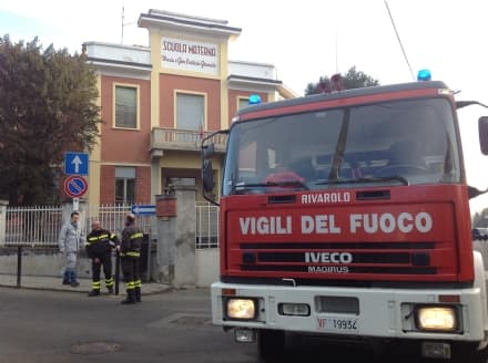 CASTELLAMONTE - Scatta l'allarme fuga gas vicino alla materna