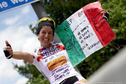 CICLISMO - Ancora un'impresa per Paola Gianotti in sella alla sua bicicletta