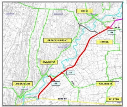 LOMBARDORE-SALASSA - Via libera della Regione al progetto della variante alla 460