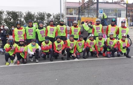 BAIRO-OZEGNA - In 130 in bici insieme a Claudio Chiappucci e Fabio Wolf per la Sclerosi Multipla - FOTO