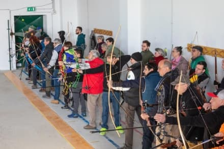 CUORGNE' - Ha riaperto l'ex bocciodromo con il primo torneo degli Arcieri - FOTO