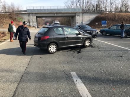 TORRE CANAVESE - Un altro incidente sulla Pedemontana - FOTO