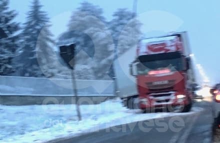 CANAVESE - Neve sulle strade: incidenti a Bosconero sulla 460, Chivasso e Rondissone - FOTO