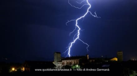 METEO CANAVESE - Pazza estate: domani altri temporali. Allerta meteo per frane e allagamenti