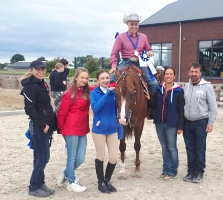 CUORGNE' - Alessandro Vicari campione europeo della specialità «Reining»