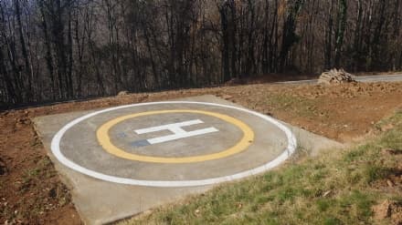 CASTELNUOVO NIGRA - Sistemate le piazzole per l'atterraggio dell'elisoccorso - FOTO