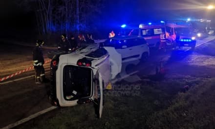 FAVRIA - Incidente stradale in borgata Chiarabaglia: madre e figlia ferite - FOTO