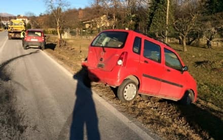 BALDISSERO - Incidente sulla provinciale: un ferito - FOTO