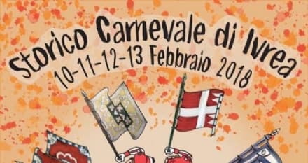 CARNEVALE DI IVREA - Ecco il manifesto dell'edizione 2018. Il Parlamento promuove il Carnevale come patrimonio culturale