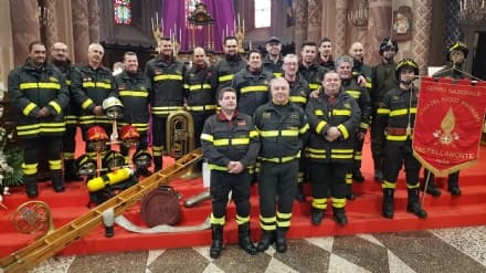 CASTELLAMONTE - Vigili del fuoco in festa per Santa Barbara - FOTO