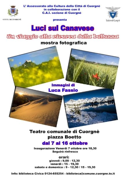 CUORGNE' - Le foto diventano una mostra con «Luci sul Canavese»