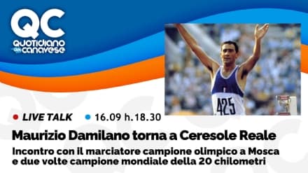 CERESOLE - Alle 18.30 live con il campione olimpico Maurizio Damilano - VIDEO