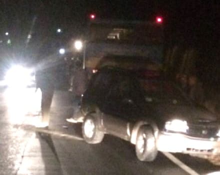 SPARONE - Auto contro pullman: tanto spavento sull'ex statale 460