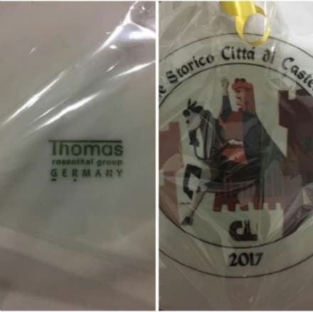 CASTELLAMONTE - Ceramica tedesca per il carnevale: polemica social