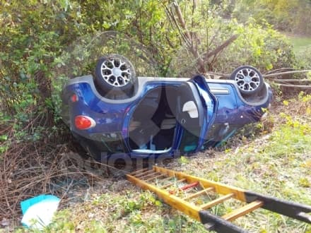 CORIO - Pensionato si schianta con l'auto a Vauda Canavese: ora è in prognosi riservata a Ciriè