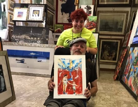 CHIVASSO - Mauro Trucano regala un'opera alla Hope Running