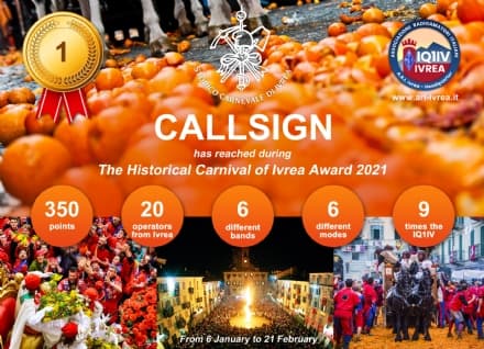 IVREA - I radioamatori eporediesi celebrano lo Storico Carnevale