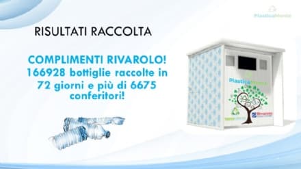 RIVAROLO - Ben 167mila bottiglie recuperate all'Urban Center