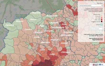 REPORT CONTAGI - Tanti tamponi, tanti positivi: Ivrea, Leini e Chivasso superano già quota 100 - I DATI COMUNE PER COMUNE