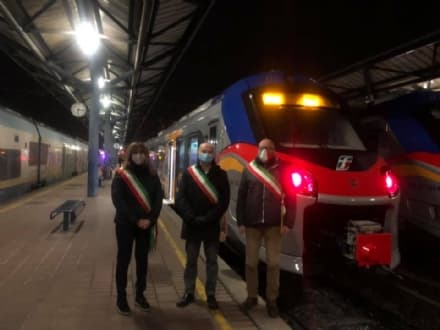 FERROVIA CANAVESANA - Viaggio inaugurale per i nuovi treni Pop di Trenitalia - FOTO