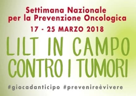 RIVAROLO - La Lilt per la settimana nazionale della prevenzione oncologica